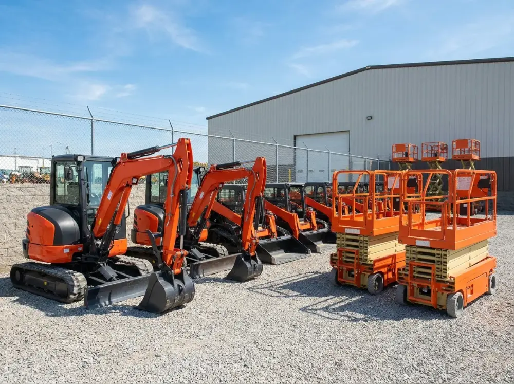 Orion Rental Solutions equipment yard